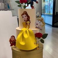 torta la bella e la bestia