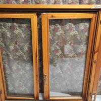 N°3 FINESTRE IN LEGNO CON DOPPIO VETRO