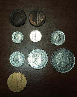 Lotto monete Gulden olandesi