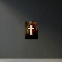 Quadro moderno "Croce" Olio su Tela 30x40 cm