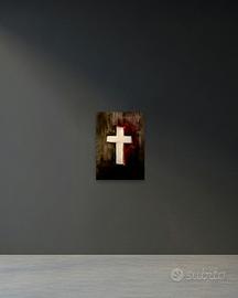 Quadro moderno "Croce" Olio su Tela 30x40 cm