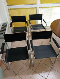 Set di 4 sedie modello Mart Stam