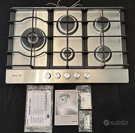 Samsung NA75J3030AS, piano cottura 5 fuochi da75cm