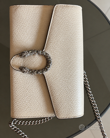 Gucci Dionysus Wallet Chain 401231 Pelle Avorio