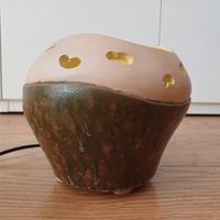 Lampada da tavolo realizzata a mano, pezzo unico
