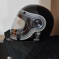 Casco bullit vintage originale Harley Davidson 