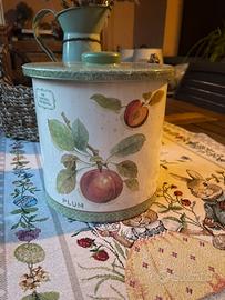 Scatola in latta vintage My garden journal