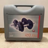 Kit manubri bodybuilding 20 kg