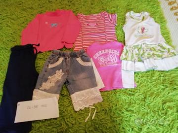 Lotto vestitini bimba 24-30 mesi mezza stag+estivi