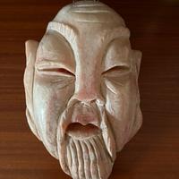 Scultura decorativa orientale moderna in alabastro
