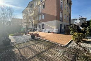 Trilocale al piano terra con giardino