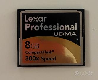 4 schede memoria compact flash