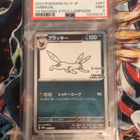 Umbreon card Pikachu Yu Nagaba PSA9