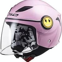LS2, Casco Moto per Bambini FUNNY Pink TG S