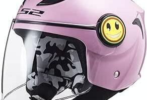 LS2, Casco Moto per Bambini FUNNY Pink TG S