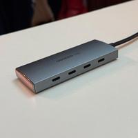 4 Porte Type C Dock Station 10Gbps Hub USB C 3.2 G