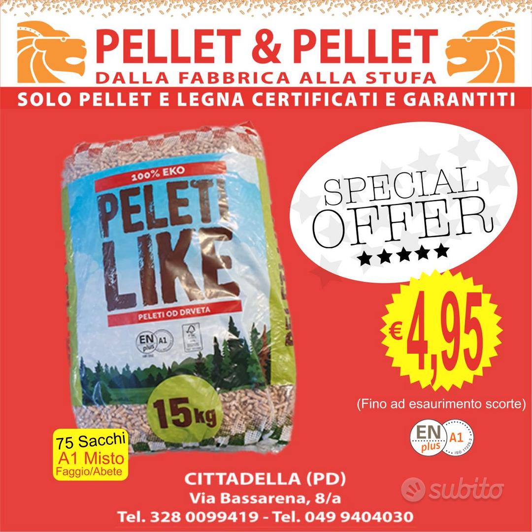 Pellet ABETE Bancale - 410 Compresa Consegna - Giardino e Fai da