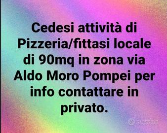 Pizzeria avviata locale commerciale