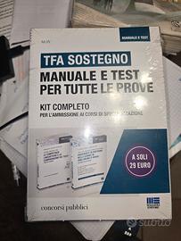 Tfa Sostegno Manuale e test per tutte le prove
