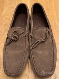 Tod’s Mocassini Uomo suede tortora 42 OTTIMI