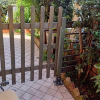 cancello in legno