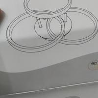 Plafoniera LED Moderna - Luce Fredda (6500K) - Nuo