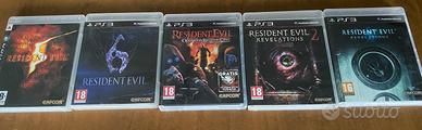 Ps3 6 giochi residnt evil