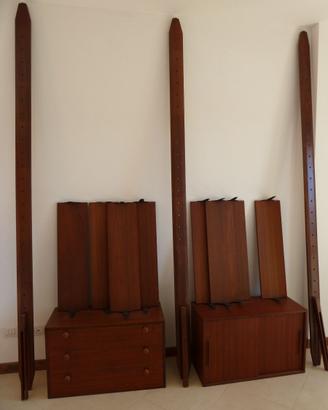 libreria in teak anni 60