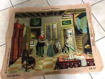 Quadro punto croce lavorato a mano