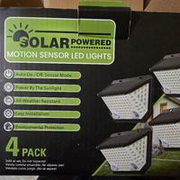 4 Fari LED da Esterno con Sensore di Movimento