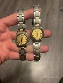 Coppia Baume & Mercier Baumatic automatic vintage