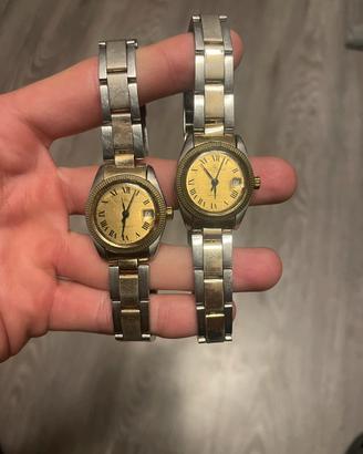 Coppia Baume & Mercier Baumatic automatic vintage