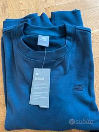 Felpa New Balance blu marino - nuova con etichetta