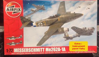 Kit Messerschmitt Me262A1 - Airfix 1/72 + Extra