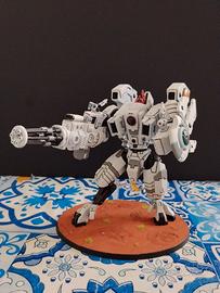 W40k _Riptide Battlesuit con opzioni arma magneti