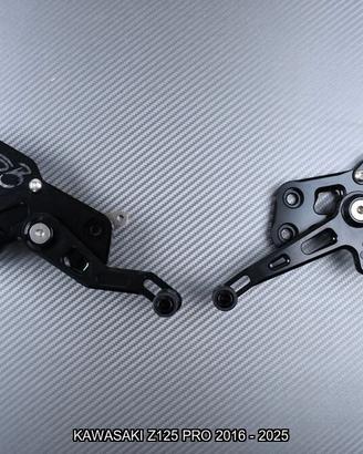 Pedane arretrate KAWASAKI Z125 PRO 2016 - 2025