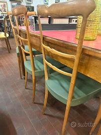 Set 6 sedie modernariato