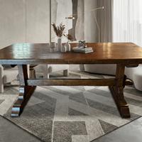 Tavolino da salotto in legno massello 120x59