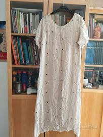 Vestito estivo lungo in viscosa 