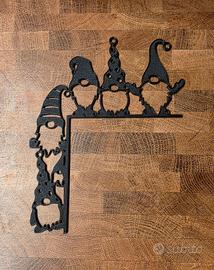 decorazione per porta gnomi