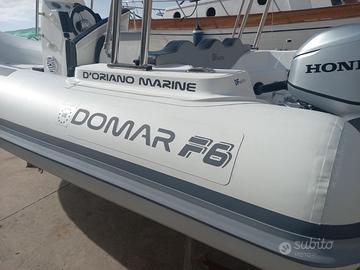 GOMMONE DOMAR F6 CON HONDA 40 COMPLETO DI CARRELLO