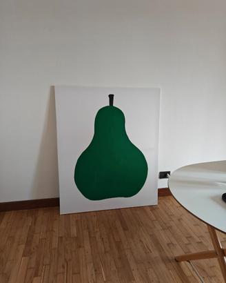 Quadro moderno La Pera Enzo Mari 100x120