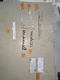 targhette per vespe e auto da collezione 