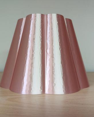 Paralume a Fiore Margherita  Rosa Oro moderno