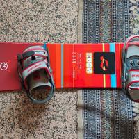 Tavola da snowboard con attacchi Quechua