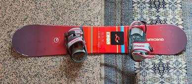 Tavola da snowboard con attacchi Quechua