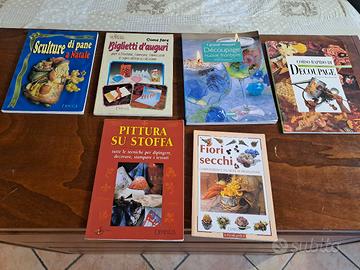 6 libri manuali illustrati attività creative 