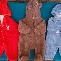 Tutine invernali neonato 3-6 mesi(68cm)