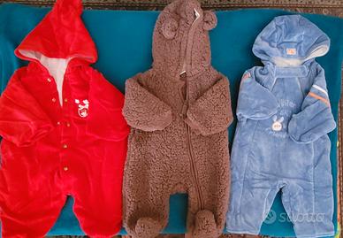 Tutine invernali neonato 3-6 mesi(68cm)