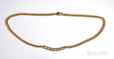 Collana girocollo vintage grumetta